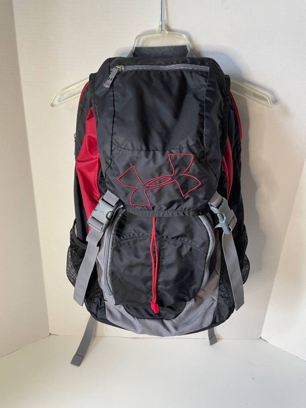 Under Armour Black and Red  Athletic Backpack